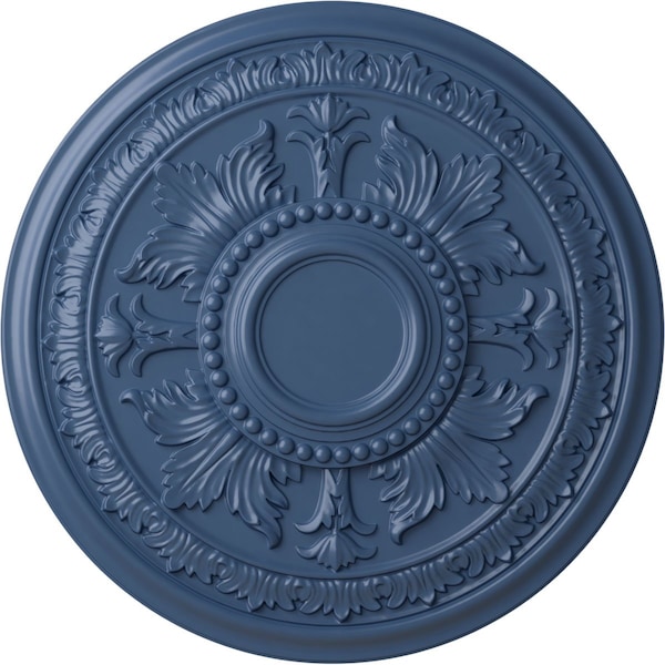 Ekena Millwork Tellson Ceiling Medallion (Fits Canopies up to 6 3/4"), Hand-Painted Americana, 30 5/8"OD x 2 1/2"P CM30TEAMF - main